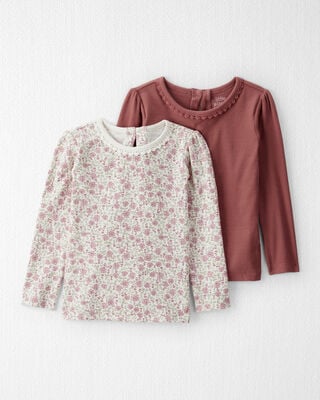 Toddler 3-Pack Organic Cotton Ribbed Tees