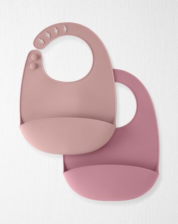 Little Planet 2-Pack Silicone Bibs