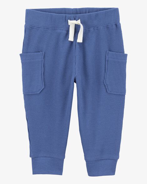  Product image 2 of Baby 2-Piece Short-Sleeve Bodysuit Pant Set - Blue