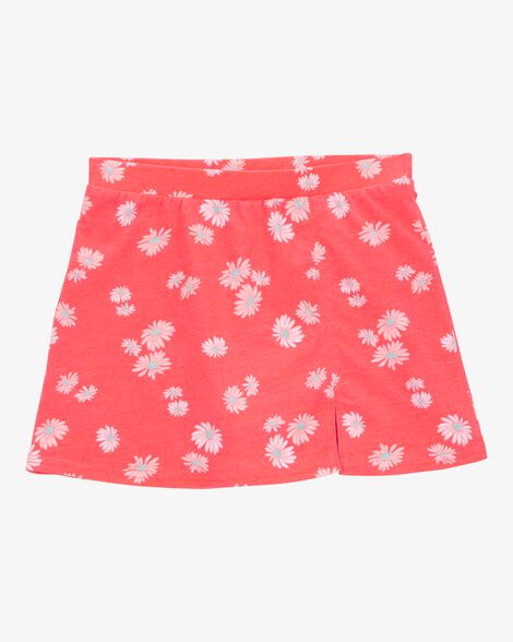  Product image 1 of Girls Floral Pull-On Golf Skort - Orange