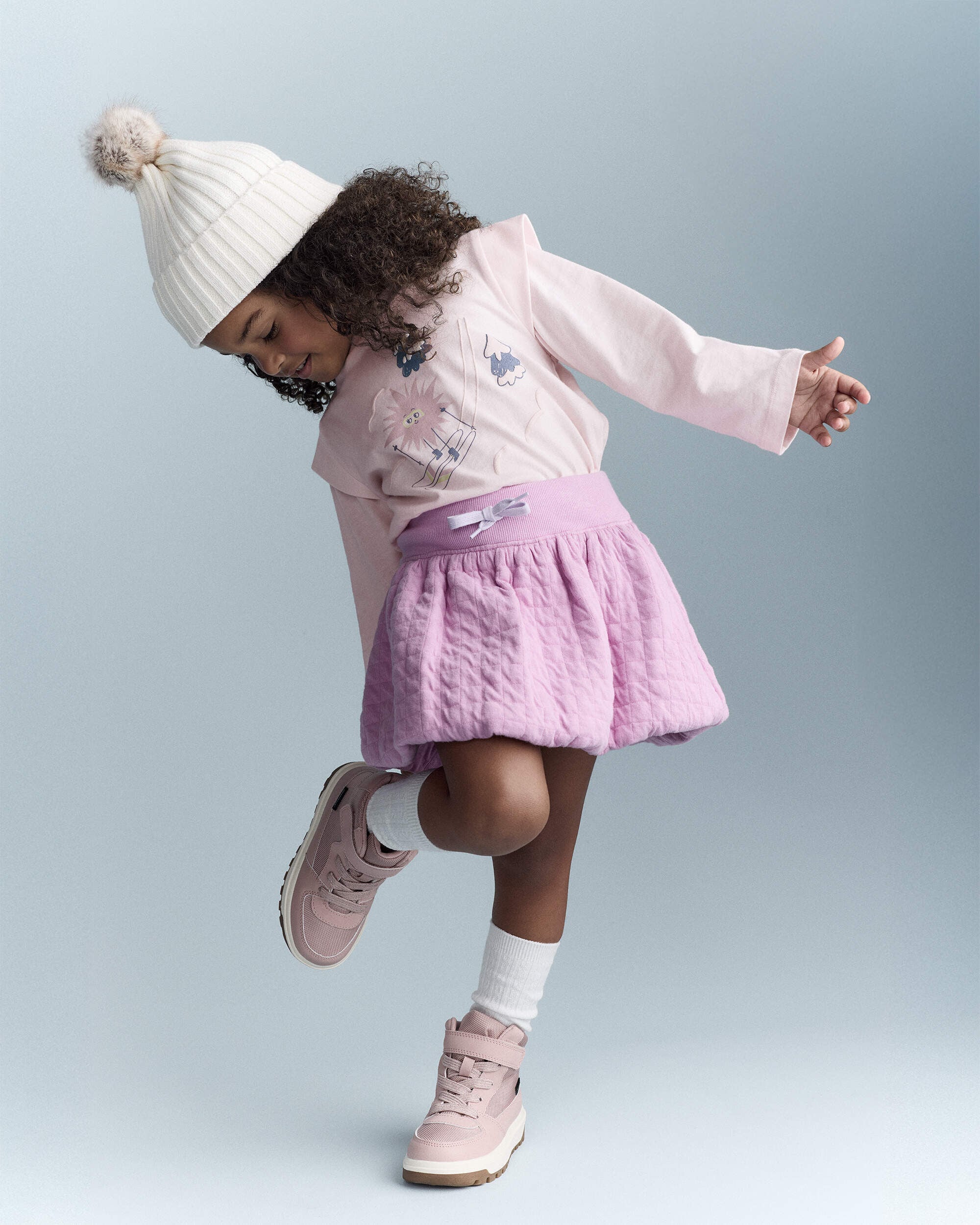 Otter Avenue Toddler Girl Bubble Skirt 12M Lilac 16$