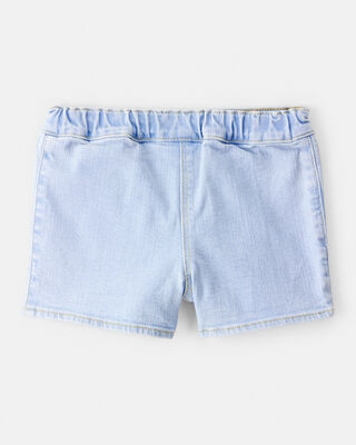 Product image 2 of Toddler Girl Embroidered Denim Skort - Blue