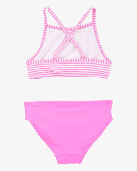  Product image 2 of Toddler 3-Piece Tropical Flamingo Print Rashguard Swim Set