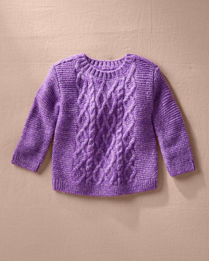 Baby girl cable knit sweater Clearance