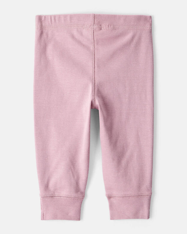 Product image 2 of Baby Girl 2-Pack 100% Cotton Pull-On Pants - Blue/Pink