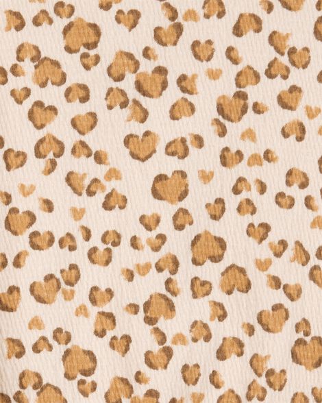 Product image 2 of Toddler 2-Piece Leopard Print Short Set - Brown