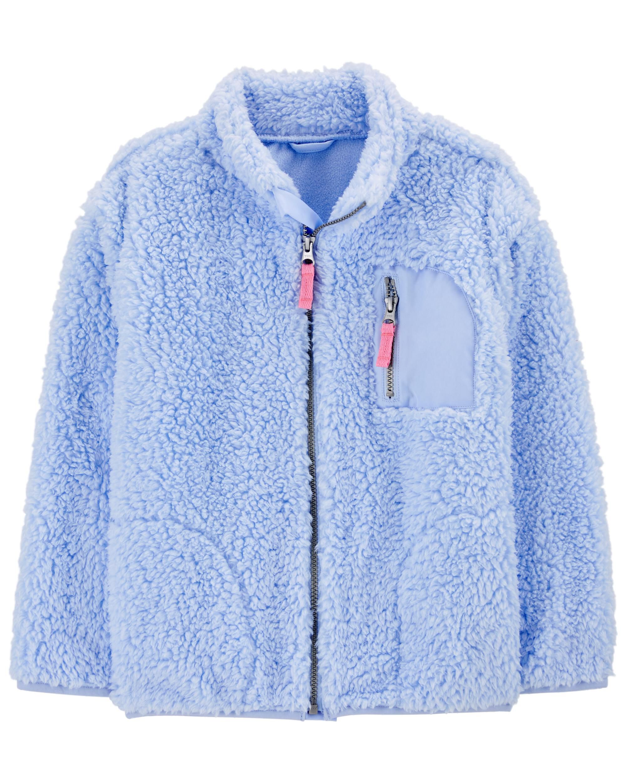 Carter's fleece zip up jacket deals