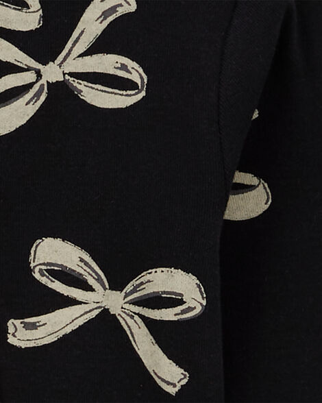 Product image 3 of Kid 4-Piece Leopard Print 100% Snug Fit Cotton Pajamas