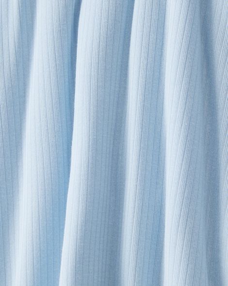  Product image 2 of Baby Solid PurelySoft Footie 1-Piece Pajamas - Blue