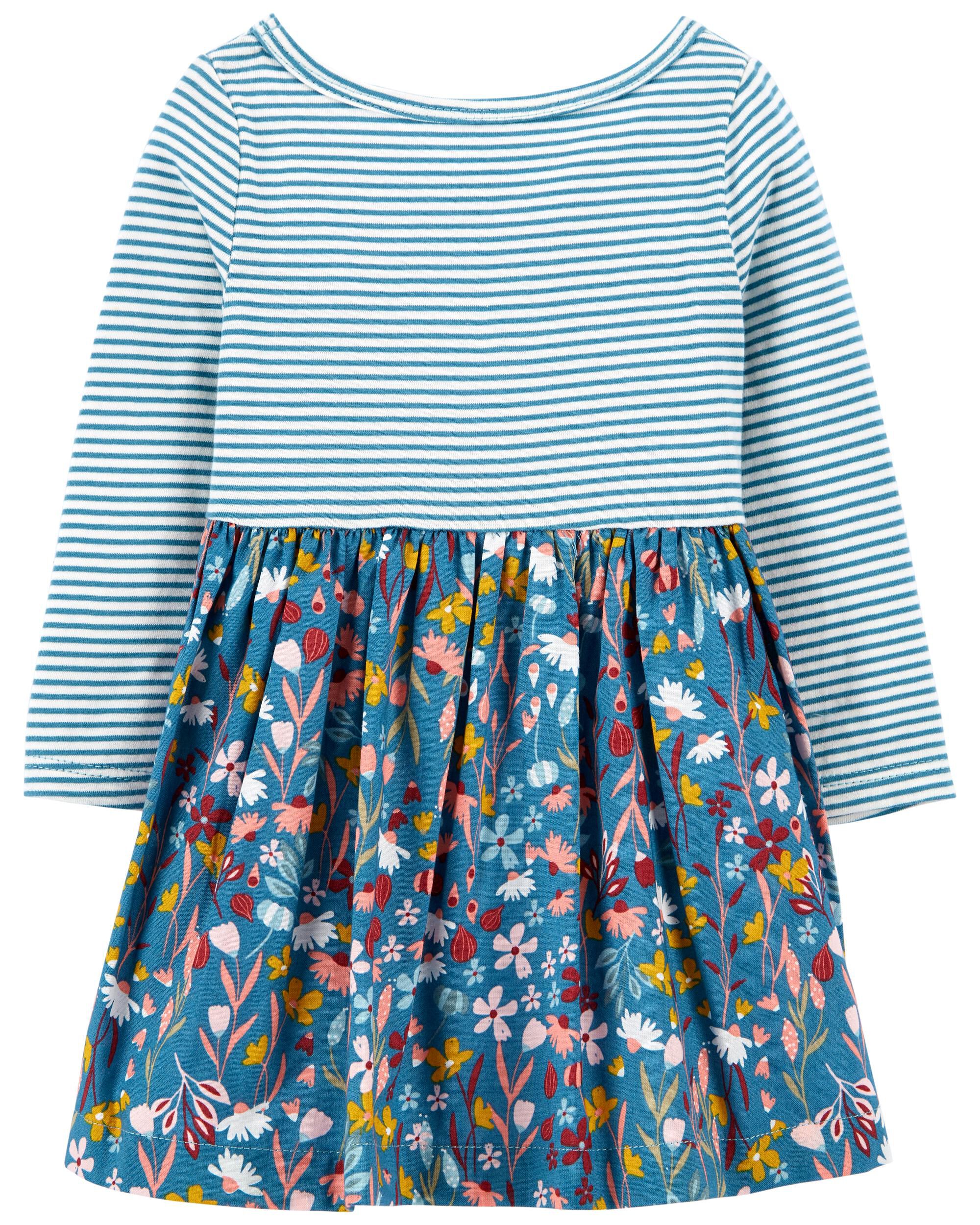 baby blue jersey dress