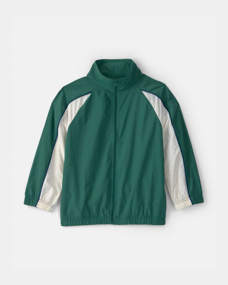 boys colorblock active windbreaker - green