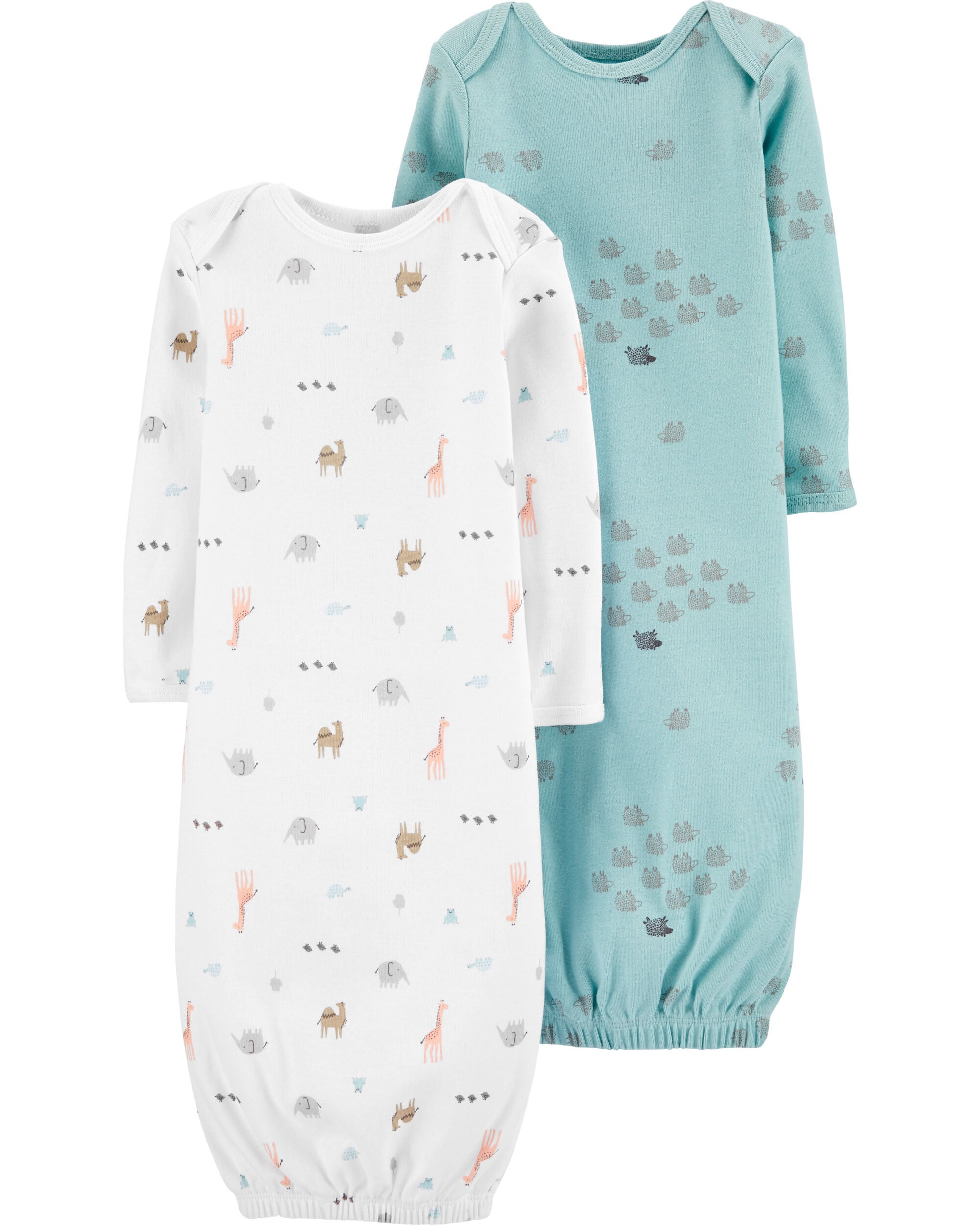 organic baby sleep gowns