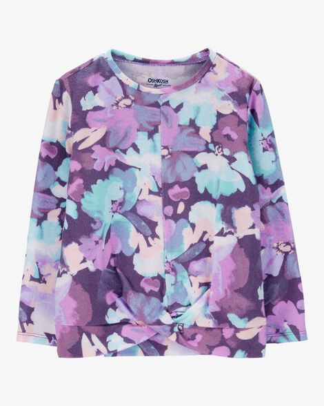  Product image 1 of Baby Floral Jersey Long-Sleeve Top - Purple