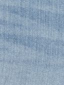 Ozone Wash - Kid Eyelet Hem Iconic Denim Short - Ozone Wash, Selected