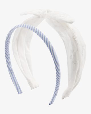 Product image 1 of Toddler 2-Pack Headbands - White