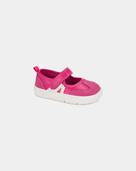 baby girl every step® first walker flats - pink
