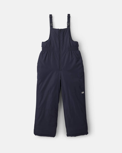 kids overall snowsuit bib - navy blue