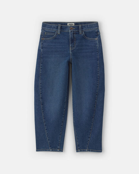 Boys Denim Baggy Barrel Jeans - Medium Wash