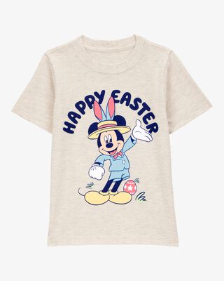 Product image 1 of Toddler Disney© Mickey Mouse Easter Short-Sleeve Graphic Tee - Cream
