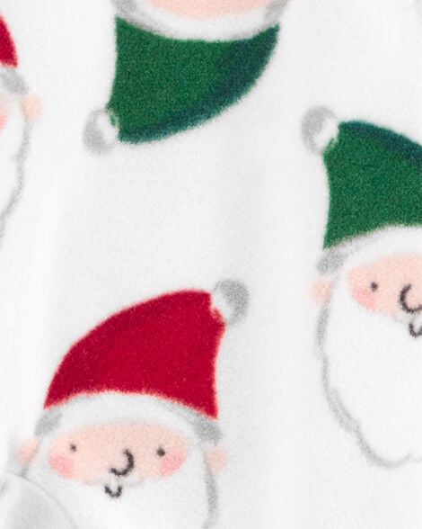  Product image 3 of Toddler 1-Piece  Santa Fleece Footie Pajamas
