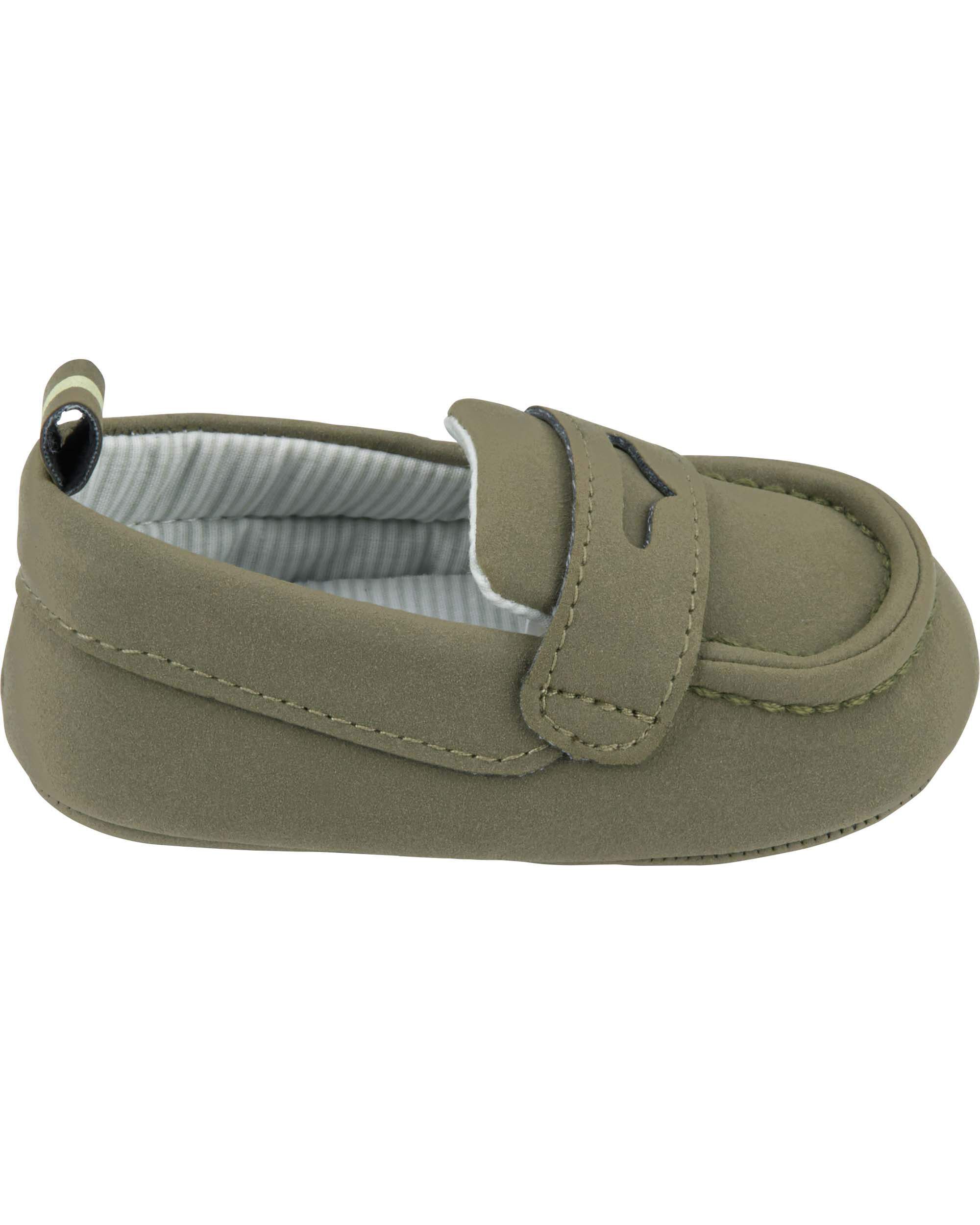 Grey baby loafers top