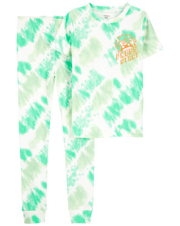 Kid 2-Piece Tie-Dye 100% Snug Fit Cotton Pajamas