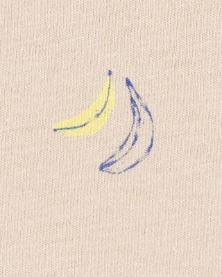 Product image 2 of Kid Banana Print Short-Sleeve Tee - Brown