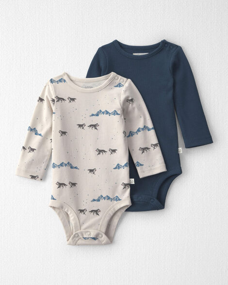 Baby 2-Pack Organic Cotton Bodysuits