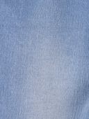 Blue - Baby Pull-On Jeans With Snap Leg Closures - Blue, Selected