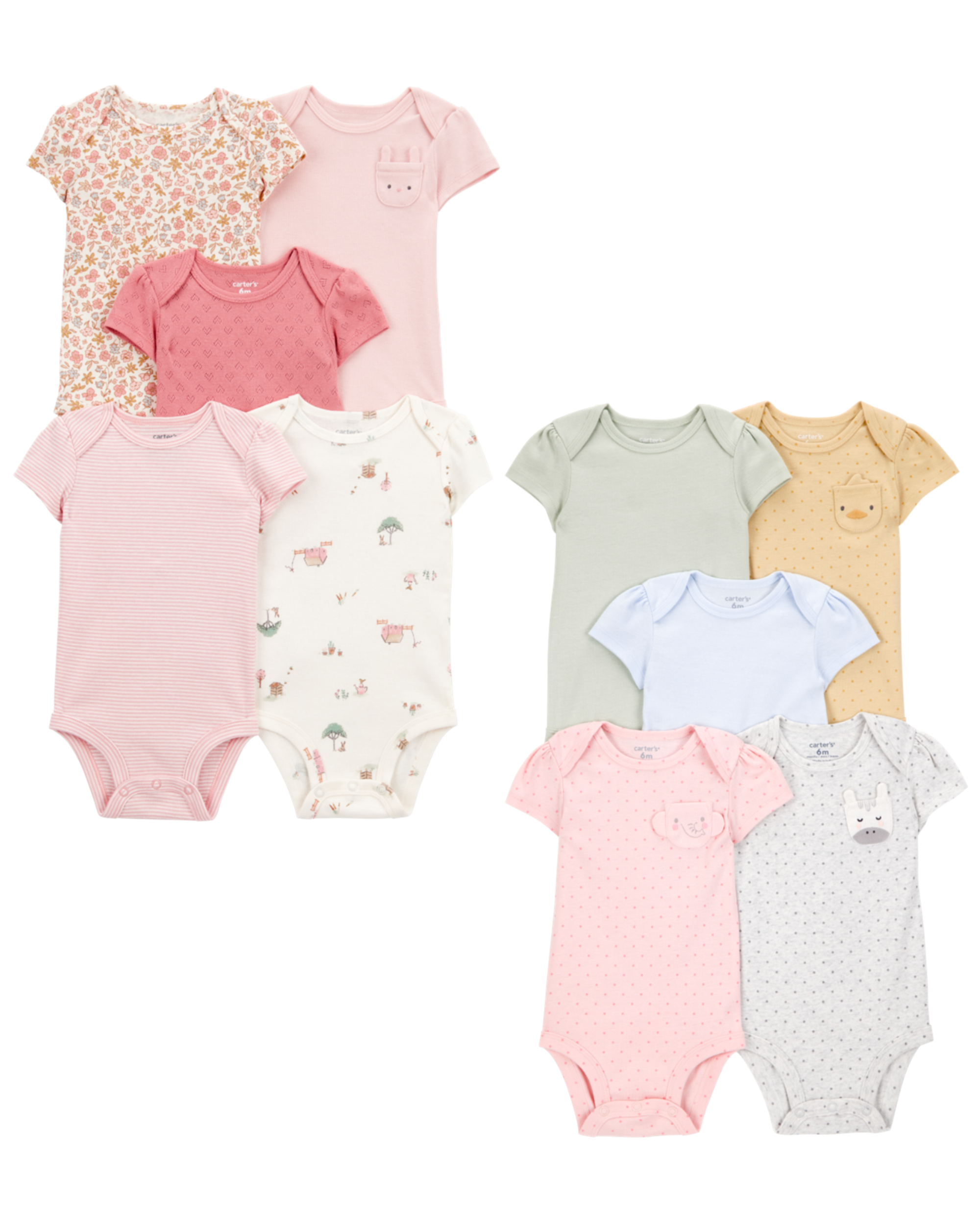 Baby 10-Pack Short-Sleeve Bodysuits