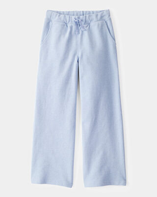 Product image 1 of Kid French Terry Drawstring Pants - Blue
