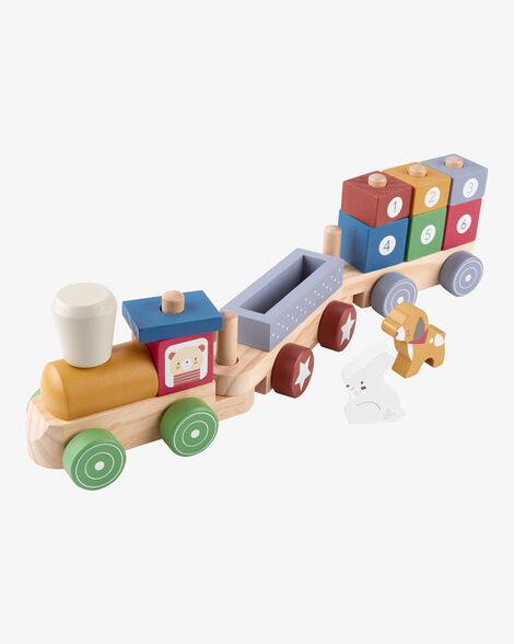  Product image 2 of Toddler Wooden Train Set