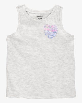 Product image 1 of Toddler Heart Vintage Muscle Tank