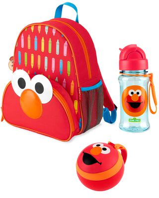 Product image 1 of Sesame Street Little Kid Backpack Straw Bottle & Snack Cup Set - Elmo