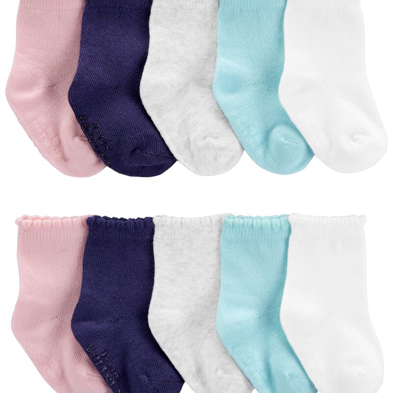Multi Baby 10Pack Crew Socks