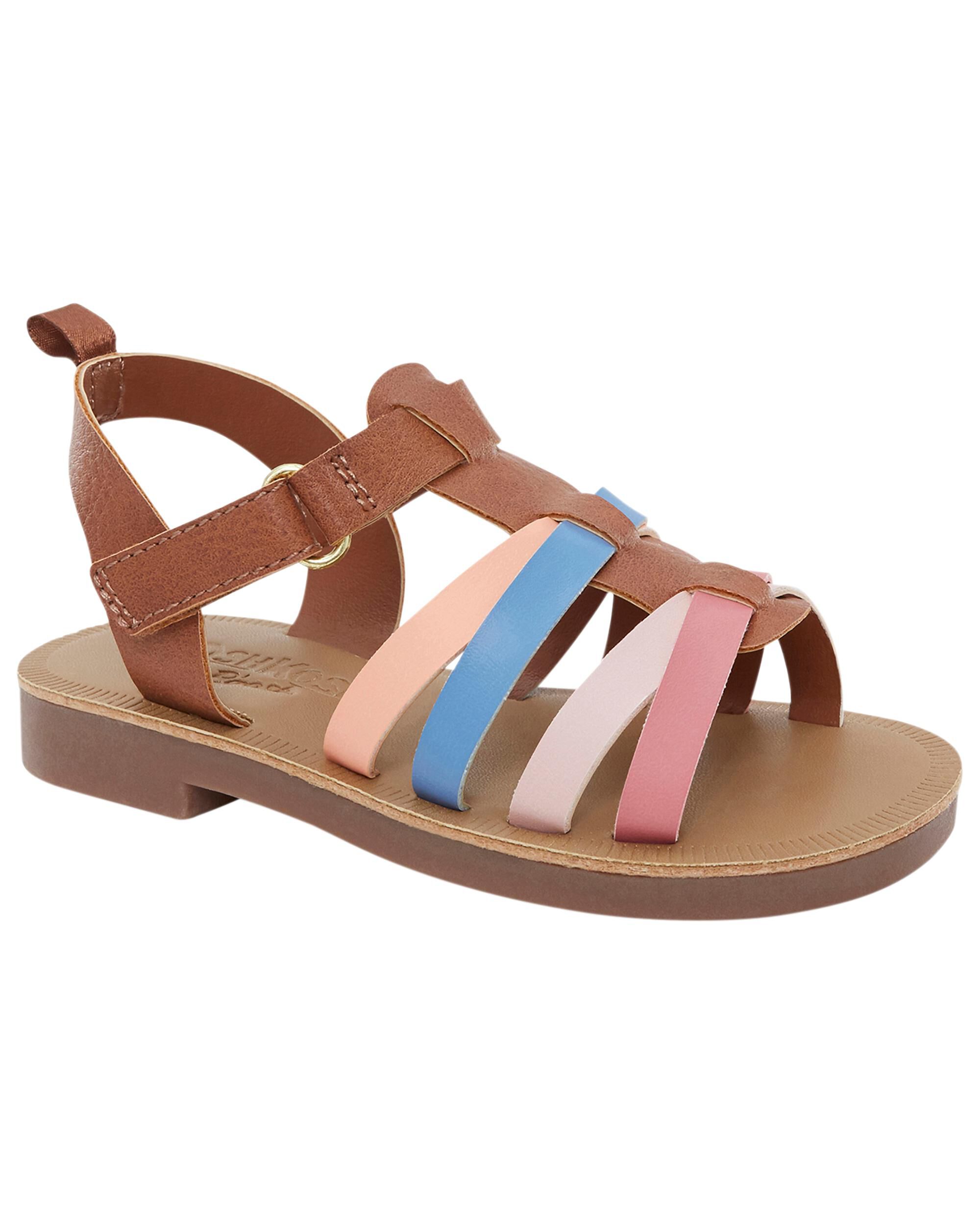 Girl's Toddler Carter's Smile2 Brown Sandal M28 New! 