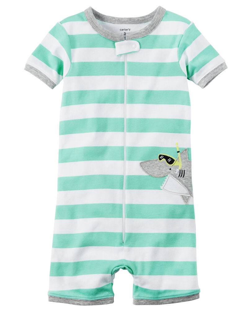 1 Piece Snug Fit Cotton Romper Pjs Carters Com
