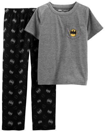 Kid 2-Piece Batman Loose Fit Pajamas