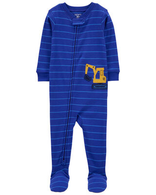 Baby 1-Piece Cars Fleece Footie Pajamas - Carter