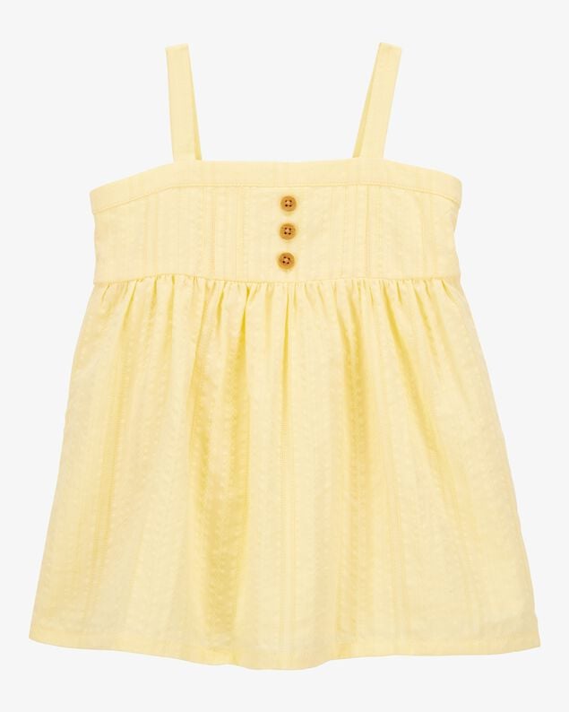 Product image 1 of Baby Seersucker Tank Dress - Yellow