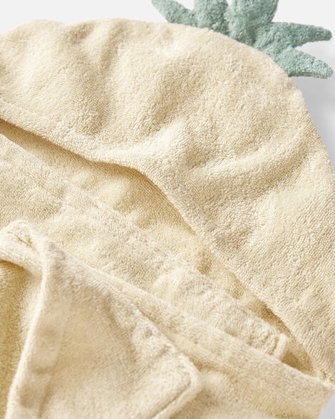  Product image 2 of Toddler Organic Terry Cotton Pineapple Towel