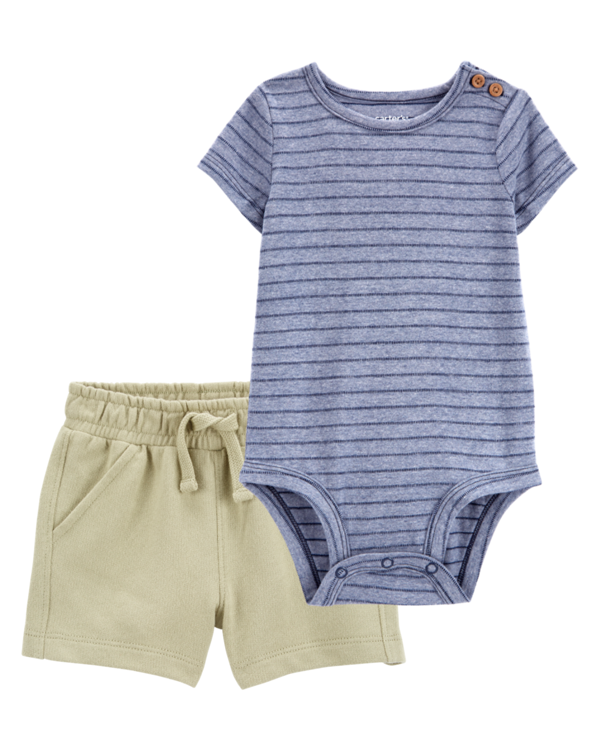 Baby 2-Piece Bodysuit & French Terry Short Set