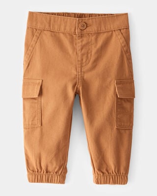 Product image 1 of Baby Utility Twill Cargo Pants - Brown
