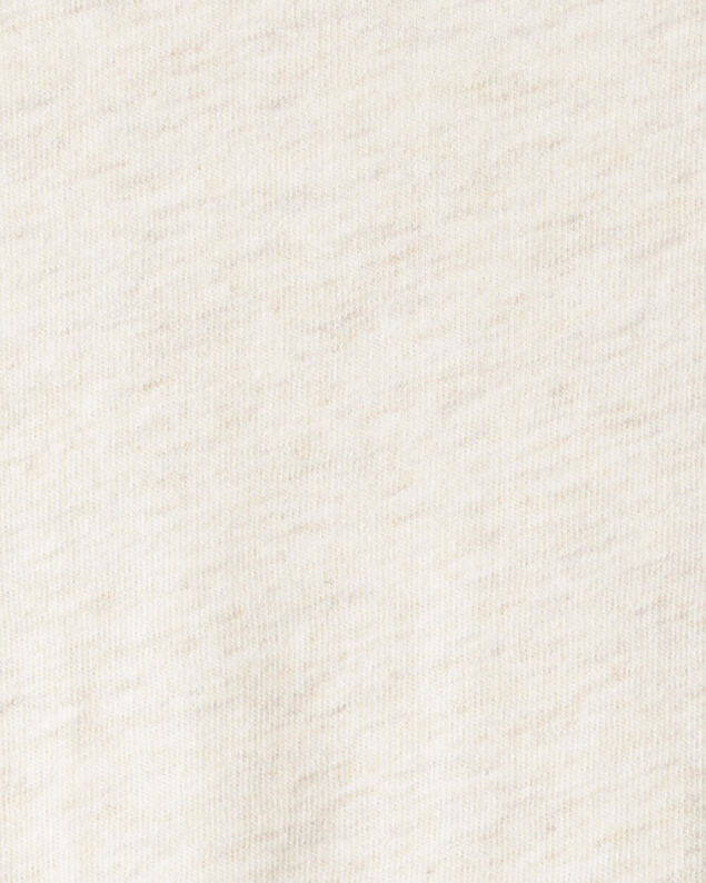 Product image 2 of Girls Long-Sleeve Peplum Top - Oatmeal