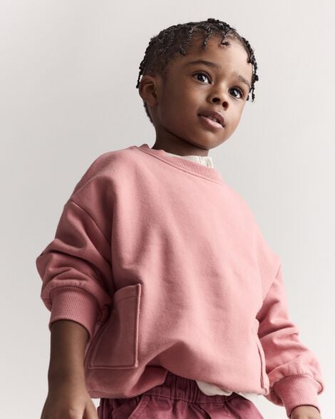 Toddler Otter Sweatshirt™ with Pockets - Pink