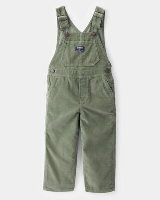 Product image 1 of Toddler Solid Corduroy Overalls - Green