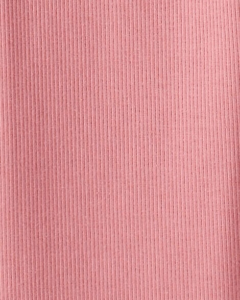  Product image 4 of Kid Organic Cotton Rib Drawstring Leggings in Dark Blush