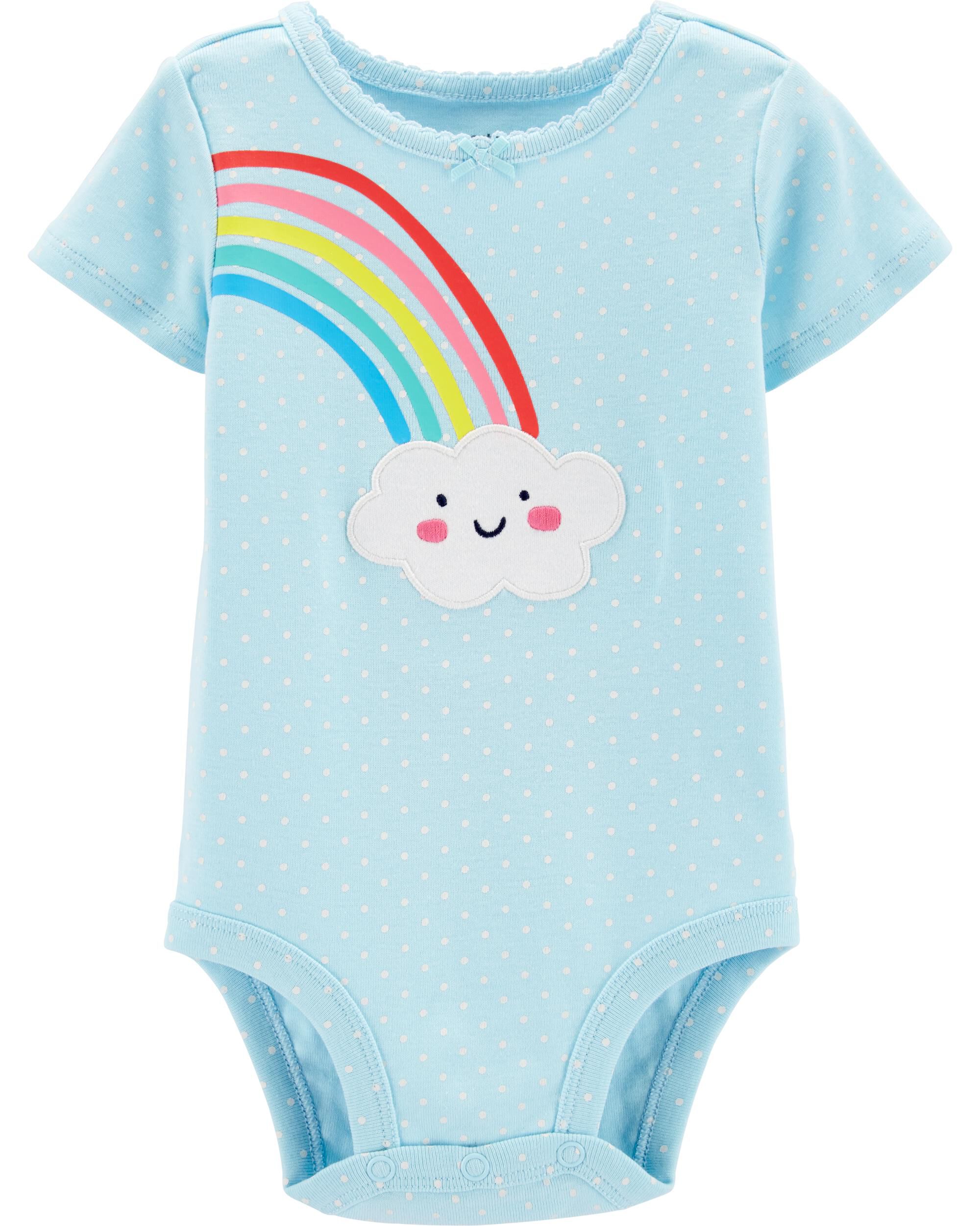 carter's rainbow onesie