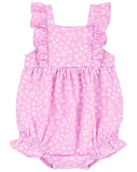  Product image 1 of Baby Floral Jersey Romper