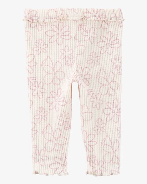 Product image 2 of Baby Floral Pull-On Thermal Pants